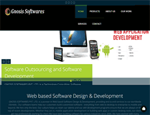 Tablet Screenshot of gnosissoftwares.com